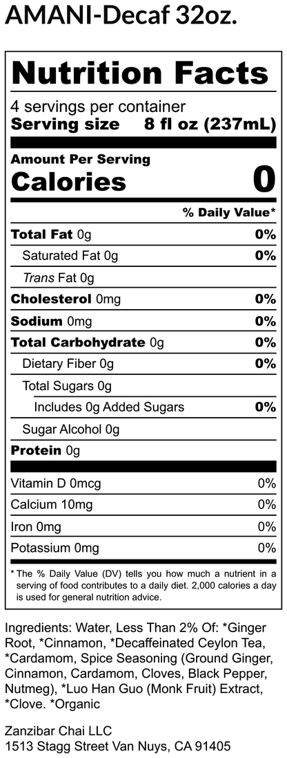 DECAF- AMANI 32oz